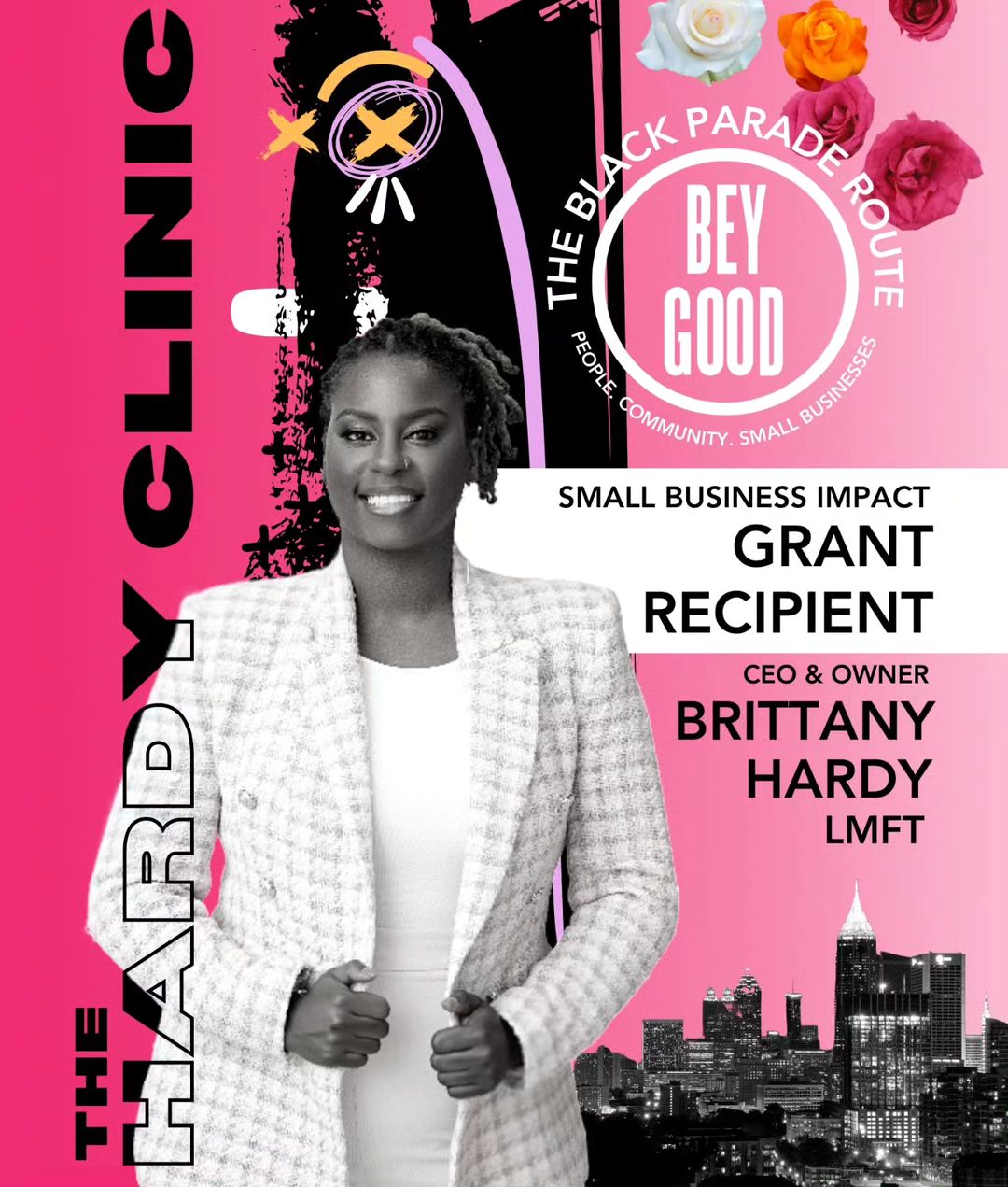Image Flyer for Atlanta Therapist Grant Recipient Brittany Hardy